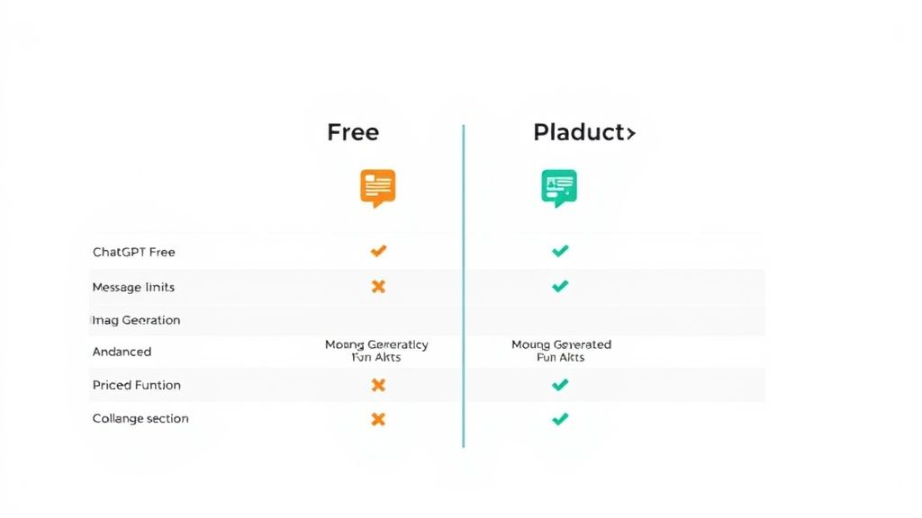 ChatGPT FreeとChatGPT Plusの比較：価格と基本機能の徹底検証