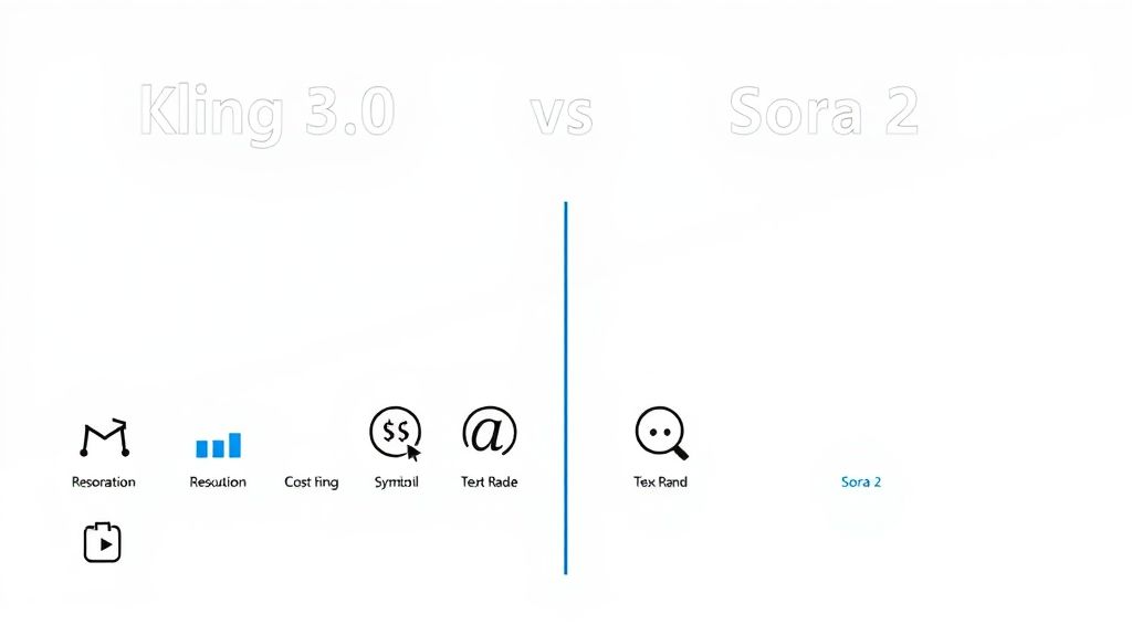 Kling 3.0とSora 2の比較：総合性能とコスト分析