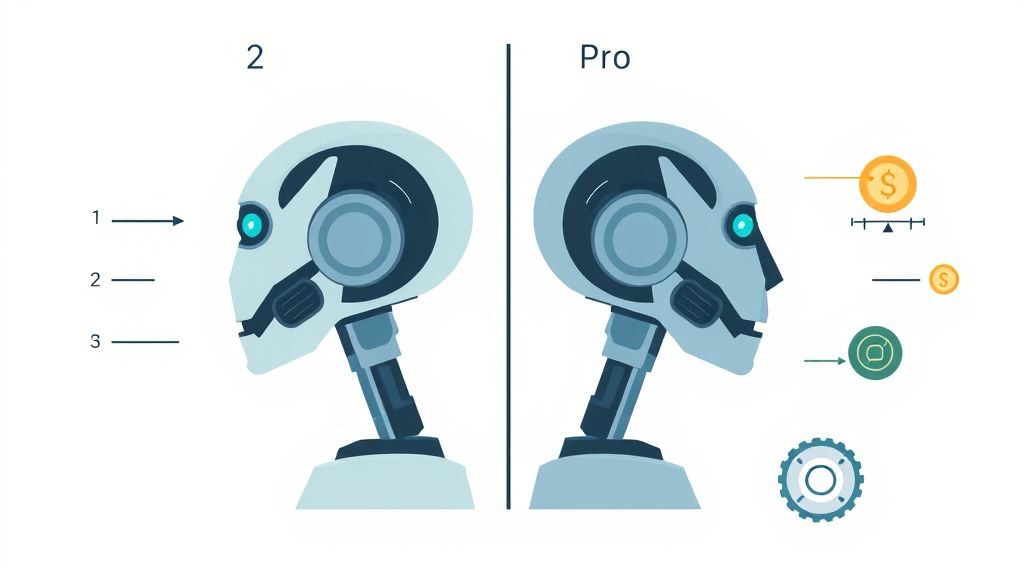 Nano Banana 2とProの技術仕様と選択基準