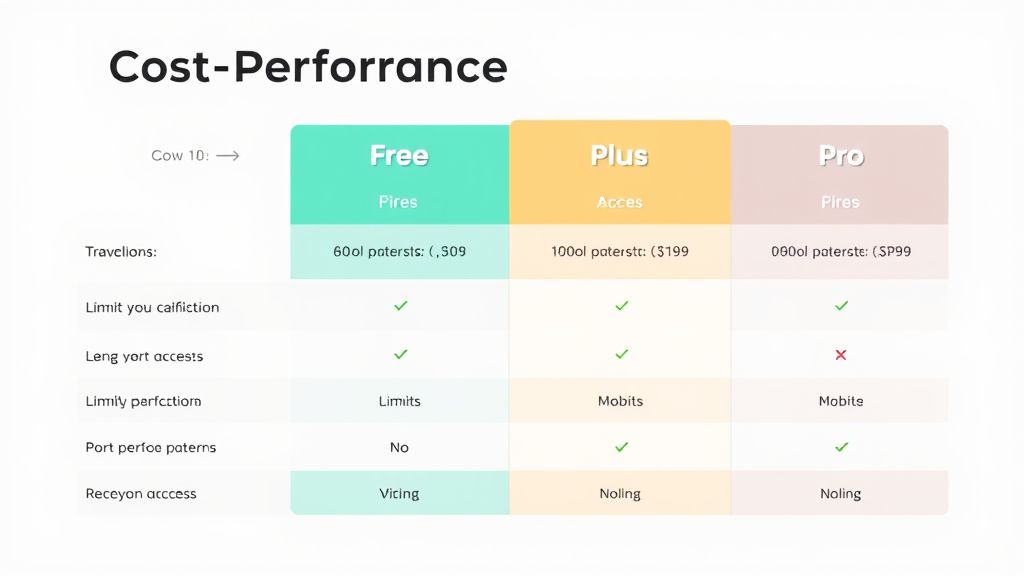 用途別プラン選択で最大化される実利：用途別の有料プラン選択で最大化されるメリット：コストパフォーマンスの最適化